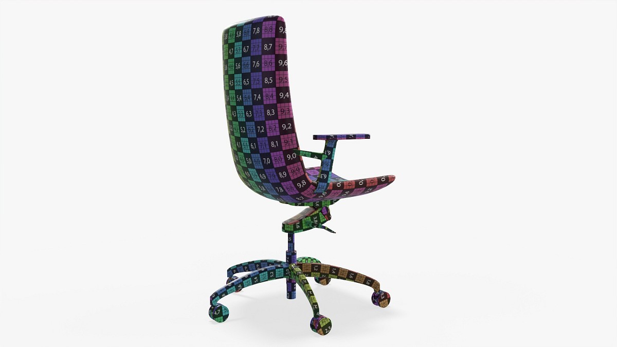 Office chair with high back