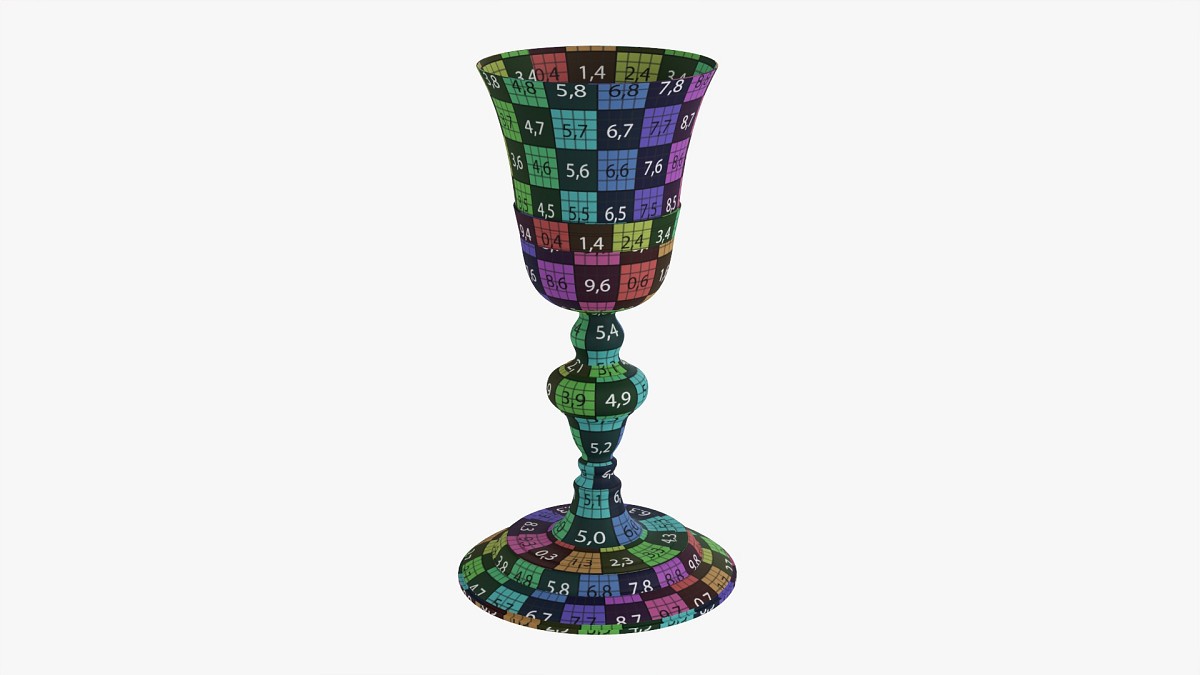 Old chalice decorated