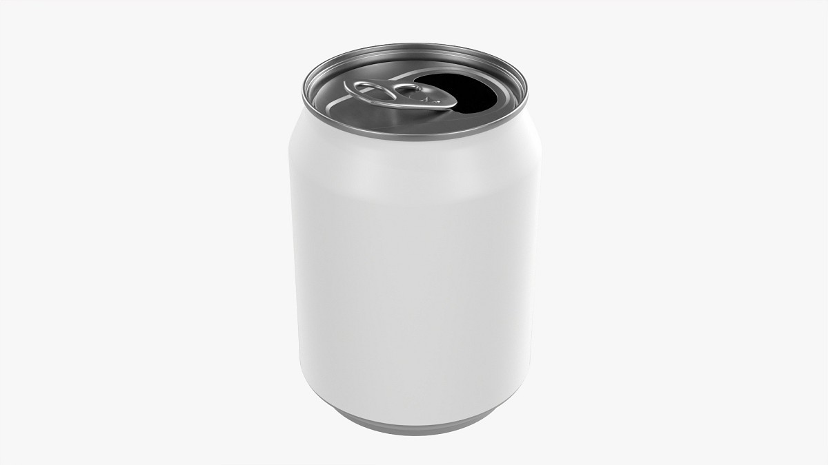 Opened Standard Beverage Can 250 Ml 8.45 Oz