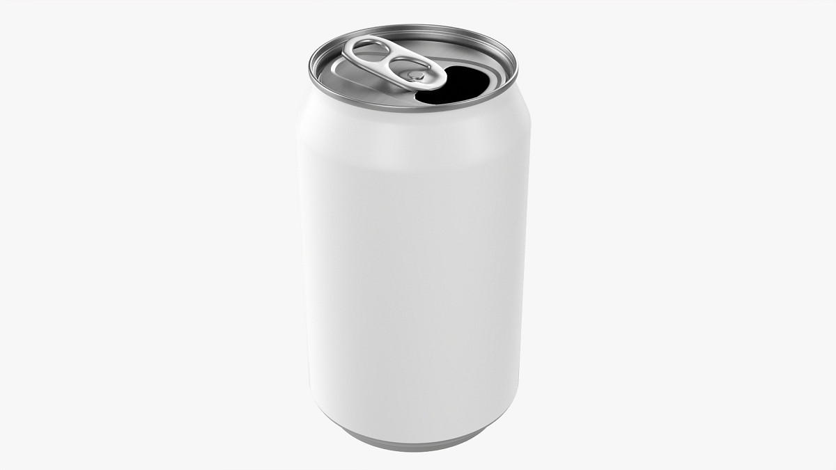 Opened Standard Beverage Can 330 Ml 11.15 Oz