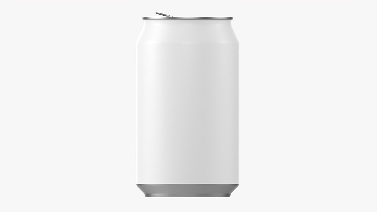 Opened Standard Beverage Can 330 Ml 11.15 Oz
