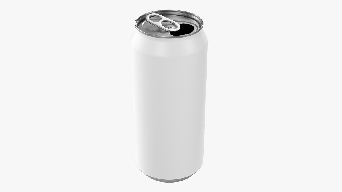 Opened Standard Beverage Can 440 Ml 14.87 Oz