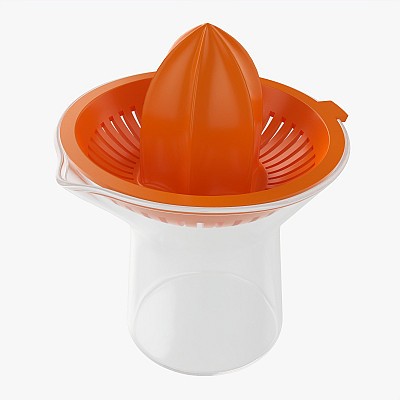 Orange Hand Juicer Cup