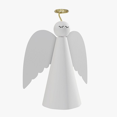 Paper angel with halo