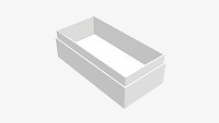 Paper gift box with strap mockup 01