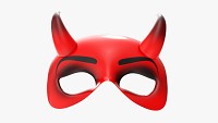 Party devil mask with horns