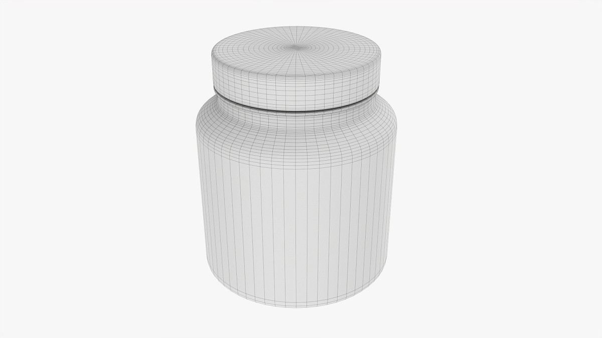 Plastic Jar for Mockup 08