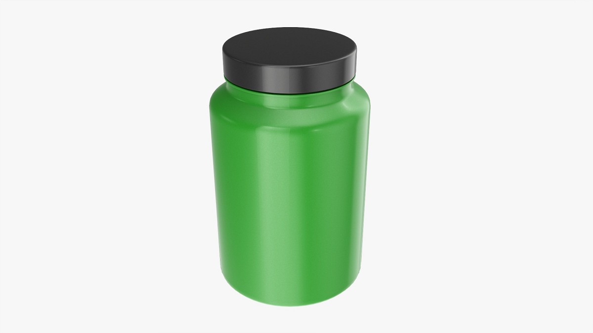 Plastic Jar for Mockup 09