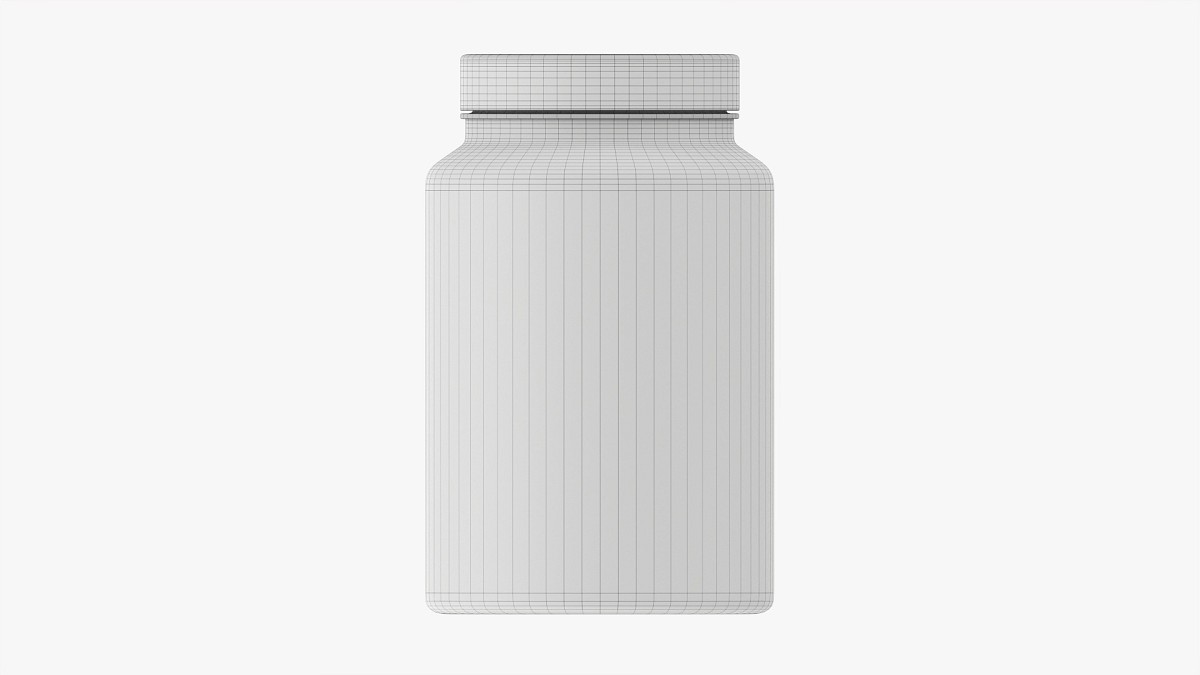 Plastic Jar for Mockup 09
