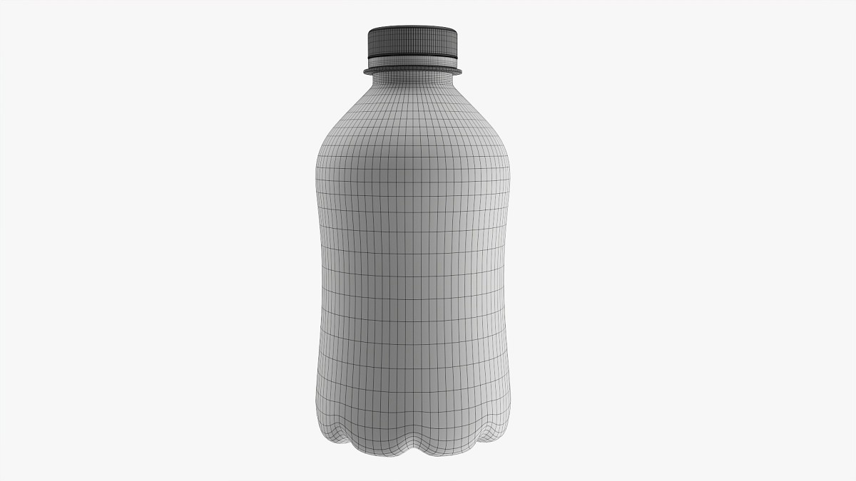 Plastic water bottle mockup 01