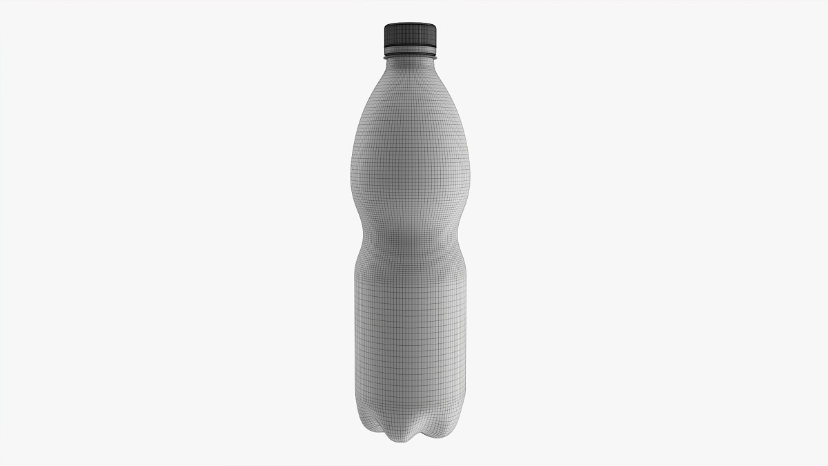 Plastic water bottle mockup 03