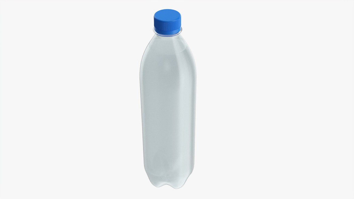 Plastic water bottle mockup 06