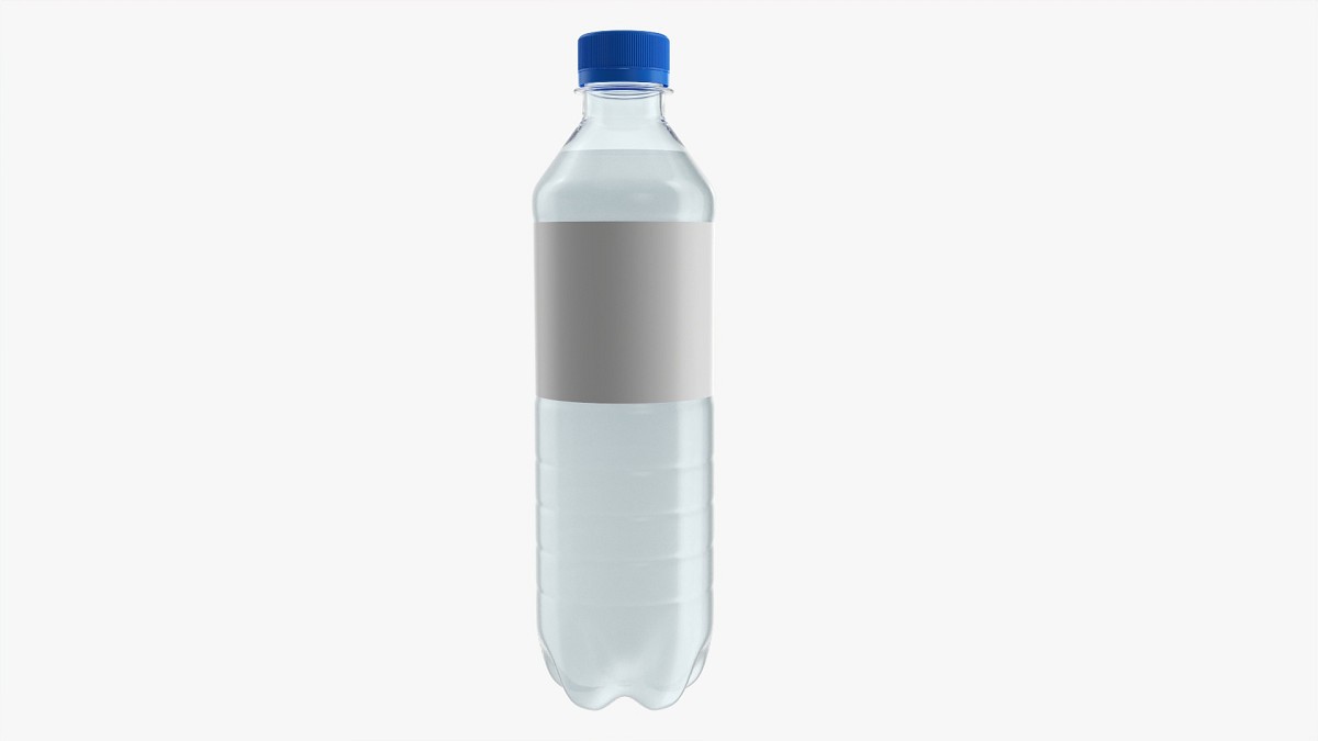 Plastic water bottle mockup 09