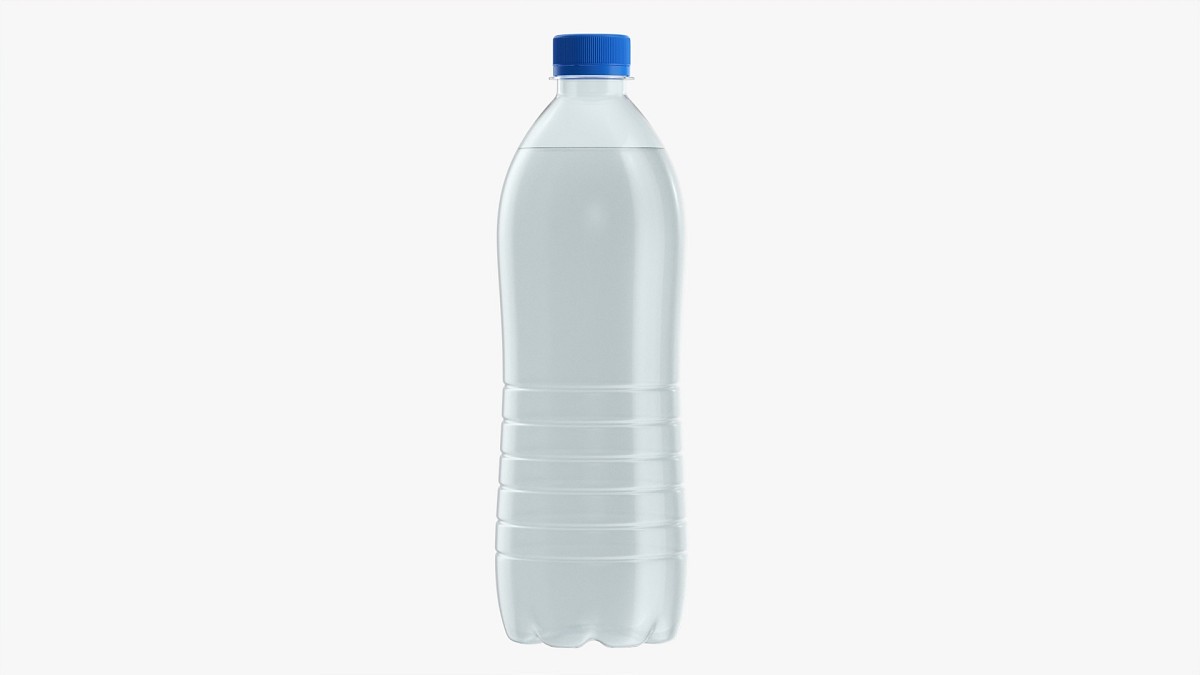 Plastic water bottle mockup 10