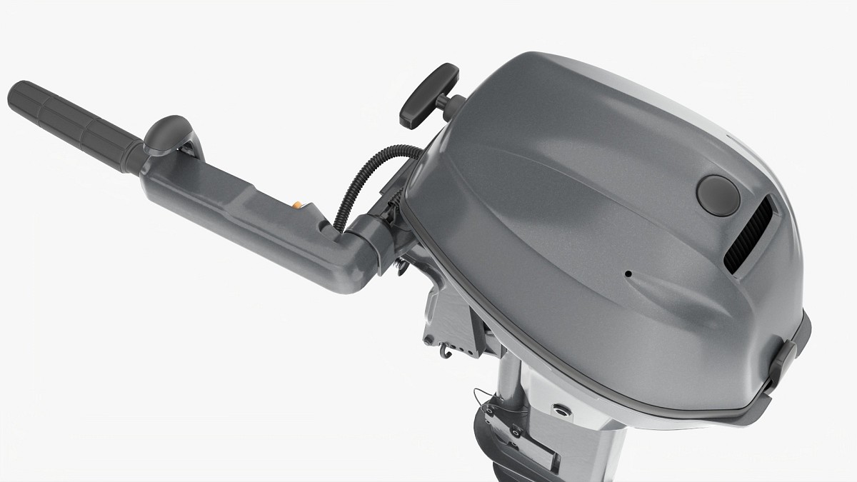 Portable Outboard Boat Motor With Tiller