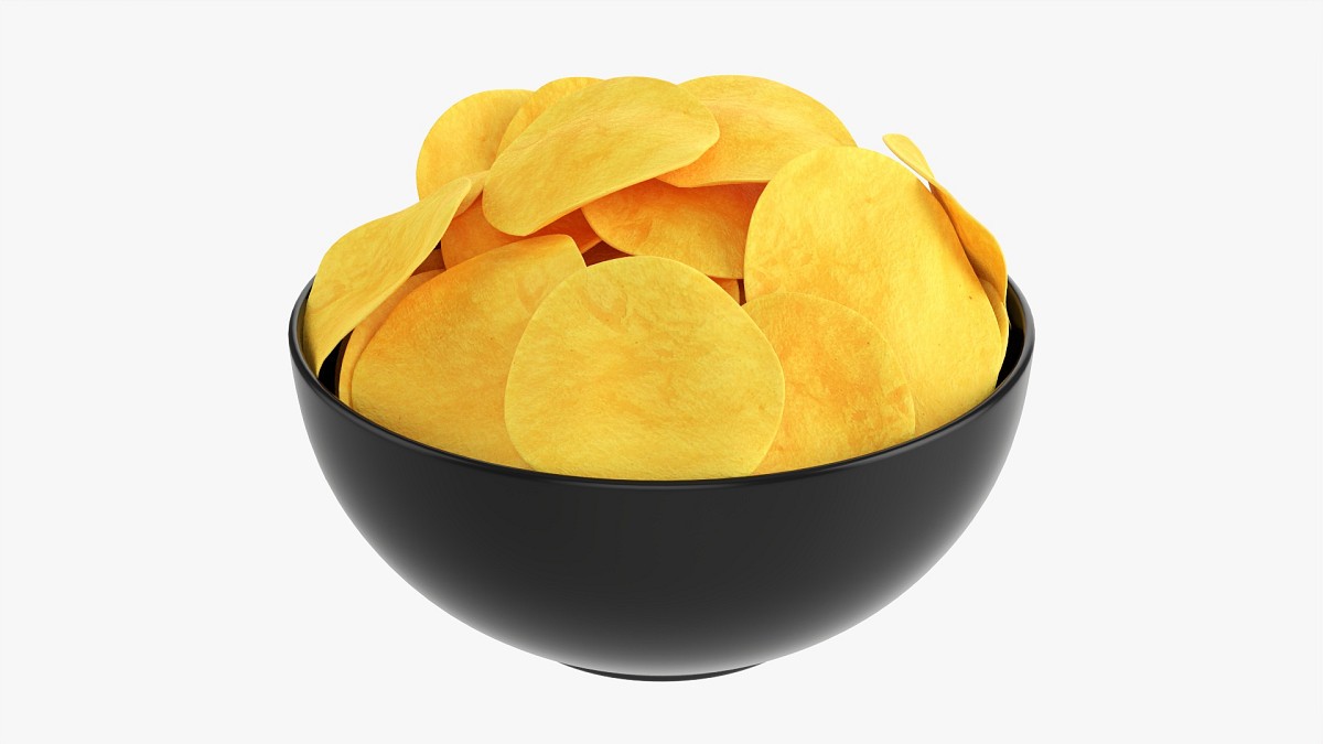 Potato chips in bowl 02