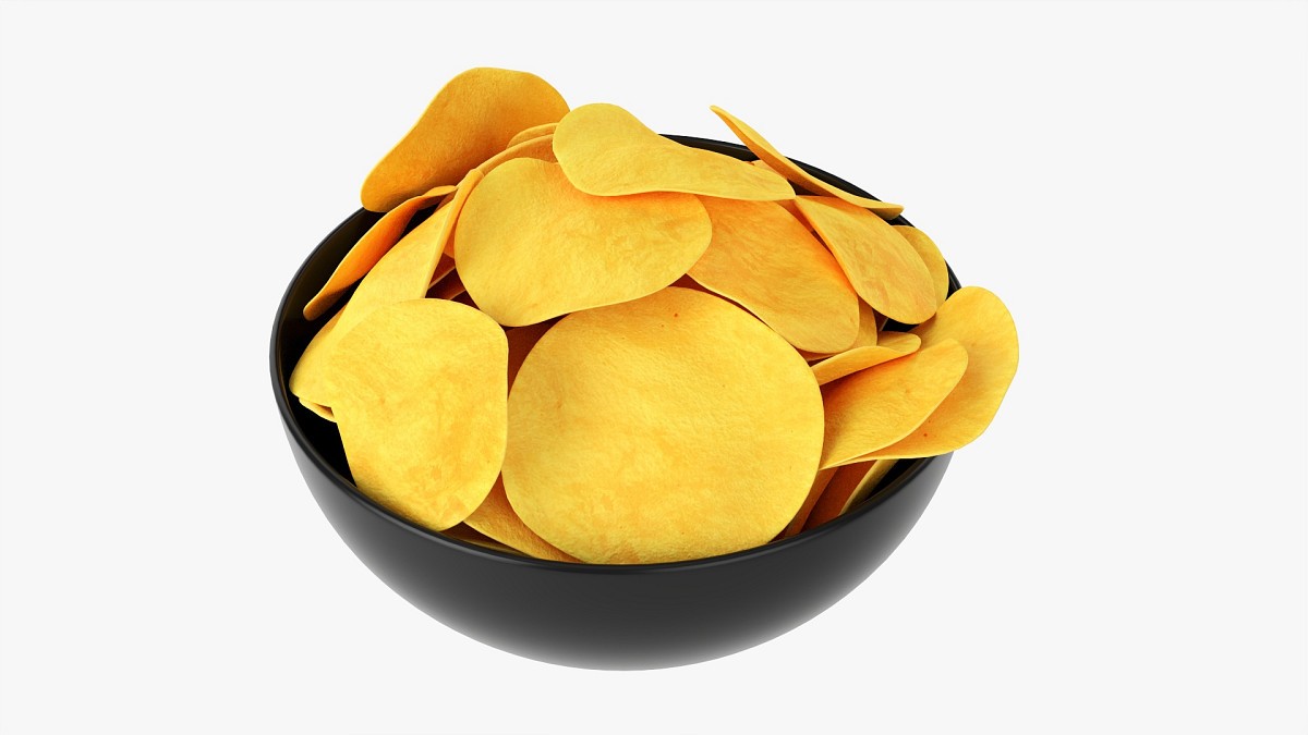Potato chips in bowl 02