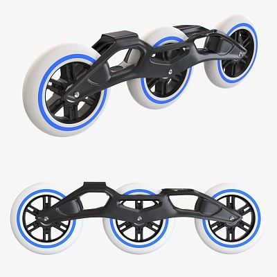 Roller skate frame wheels