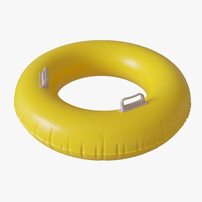 Swimming ring with handle