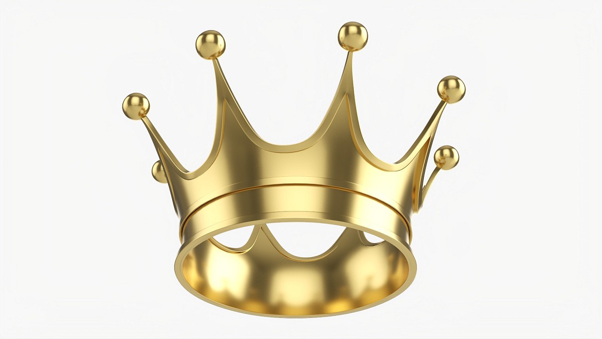 Royal Coronation Gold Crown 02