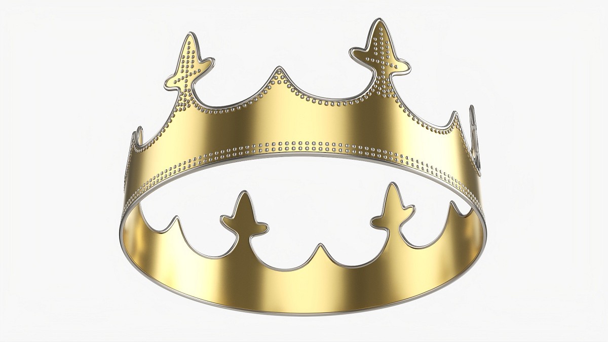 Royal Coronation Gold Crown 03