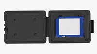 SD memory card with case