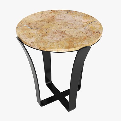 Side table marble top