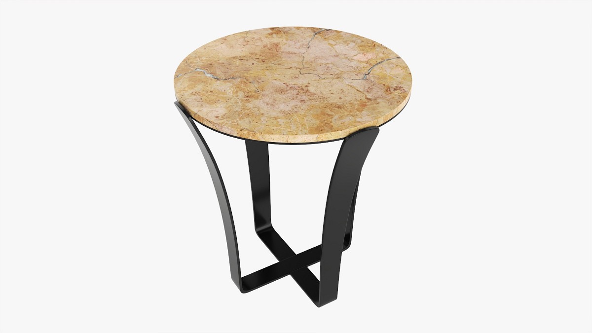 Side table with marble top