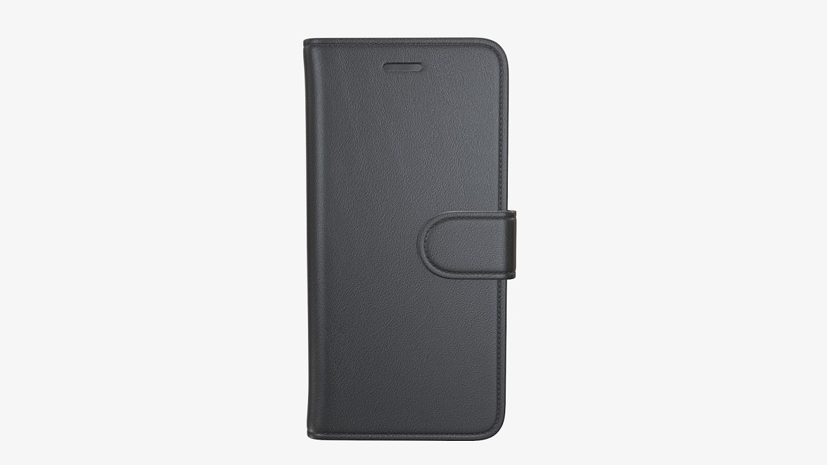 Smartphone in flip wallet case 01