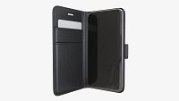 Smartphone in flip wallet case 02