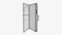 Smartphone in flip wallet case 03