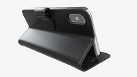 Smartphone in flip wallet case 04