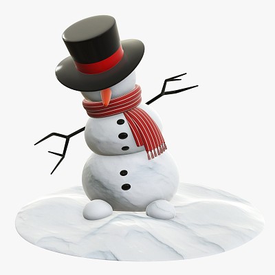 Snowman dancing
