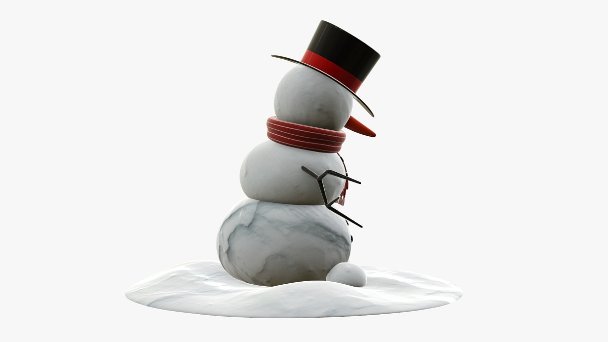 Snowman dancing
