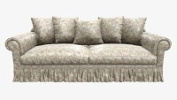Sofa with five  cushions