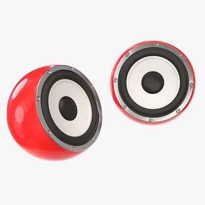Spherical desktop speaker
