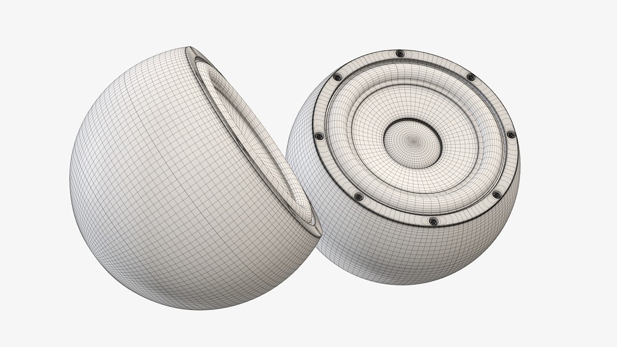 Spherical desktop speakers