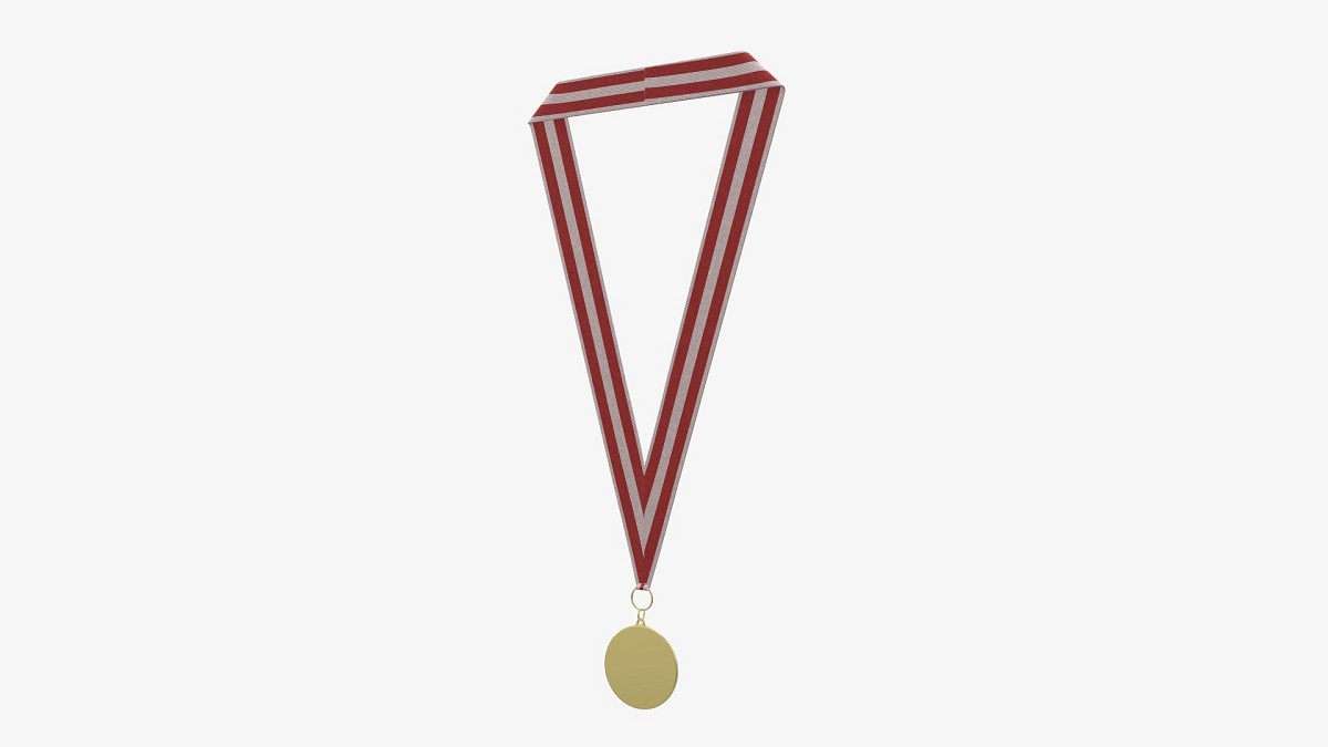 Sports medal mockup 04