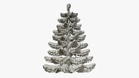 Stylized Christmas fir tree 02