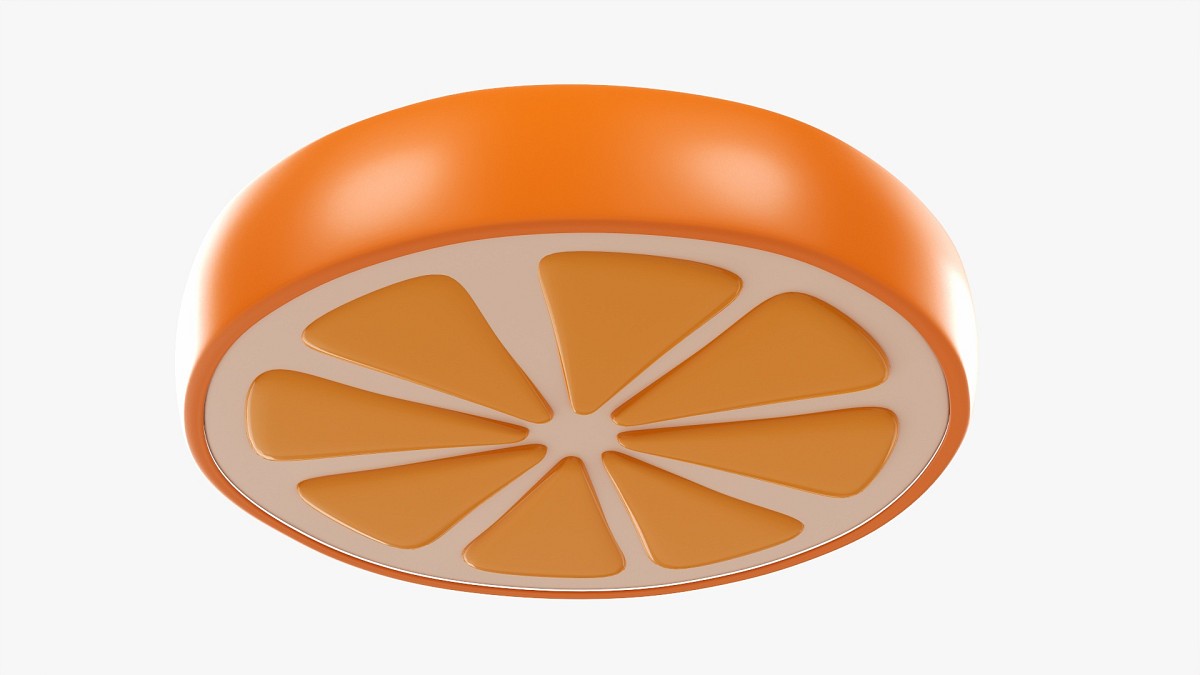 Stylized Orange Slice 02