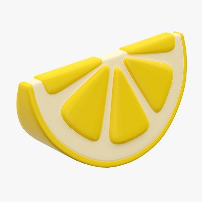 Stylized lemon slice