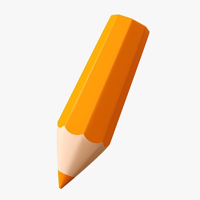 Stylized tilted pencil