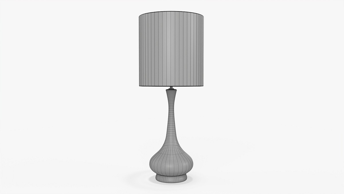 Table lamp with shade 02