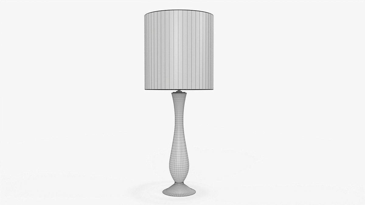 Table lamp with shade 03