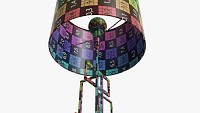 Table lamp with shade 05