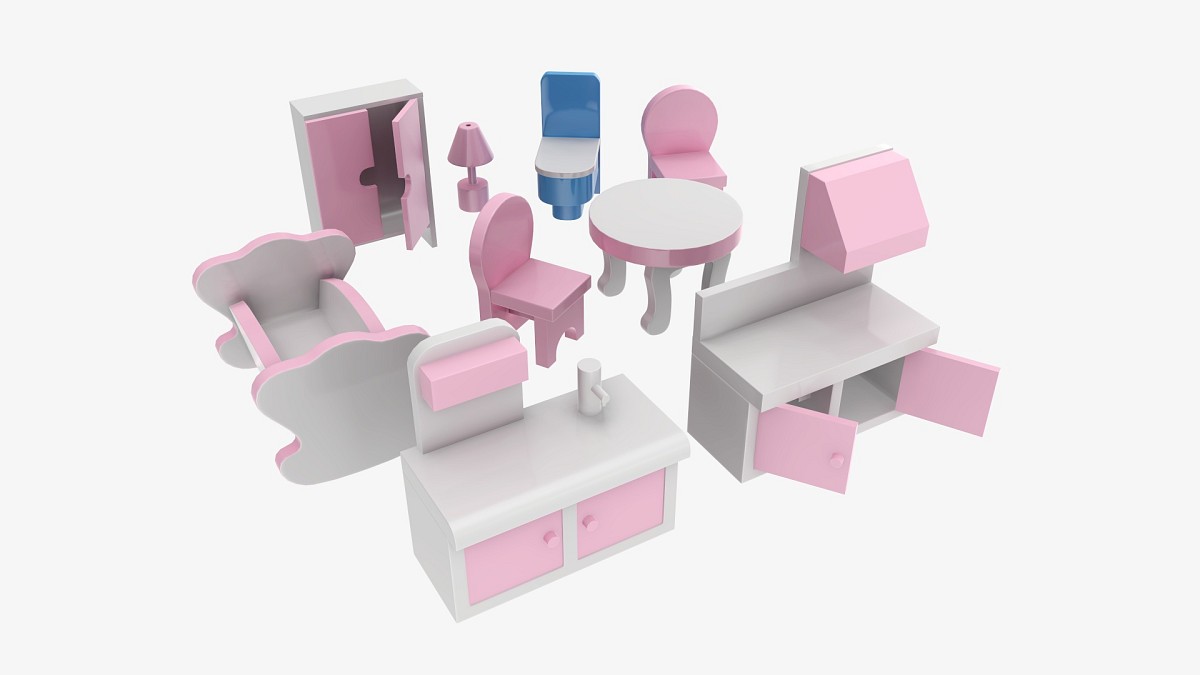 Toy furniture stylized
