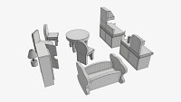 Toy furniture stylized