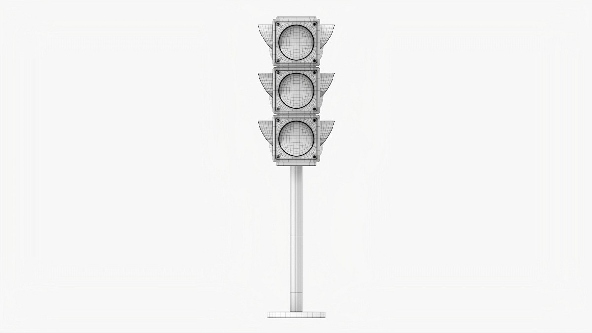 Traffic Lights On Column