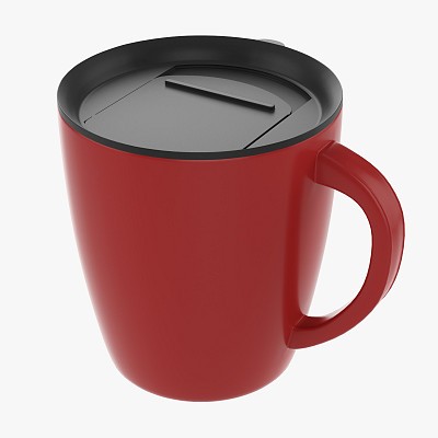 Travel mug with handle 01