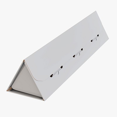 Triangular cardboard box